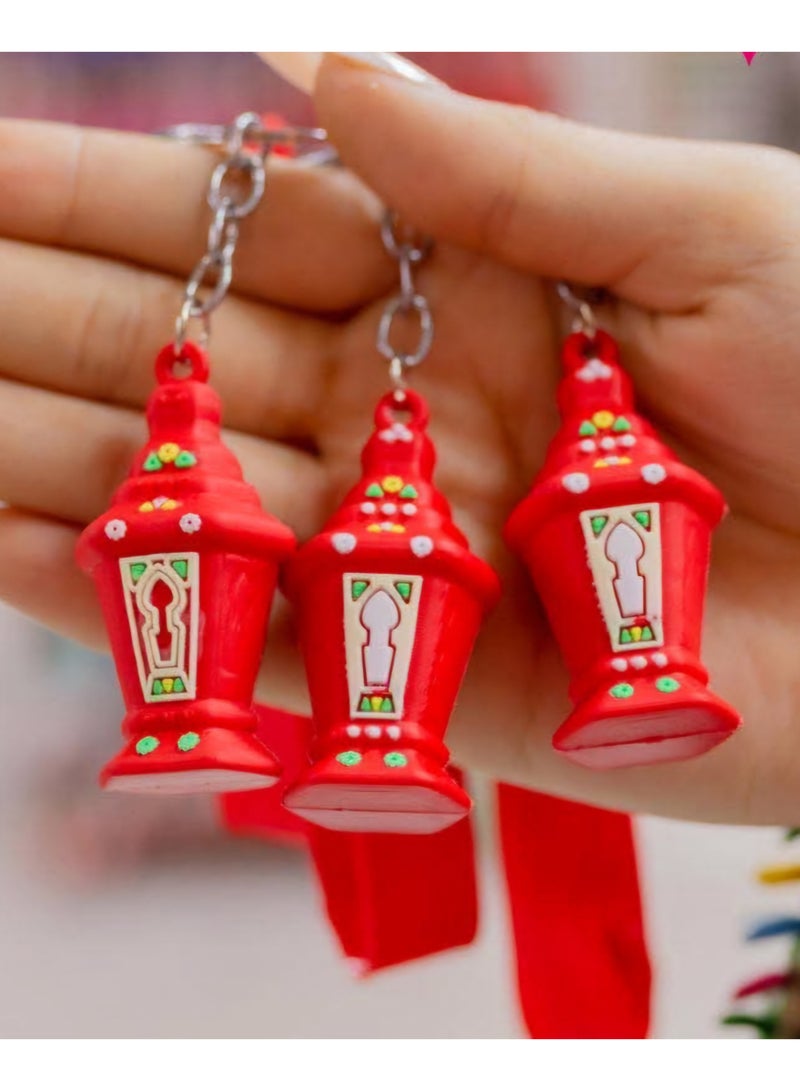 12 of silicone high quality red lanterns keychains - Image 1